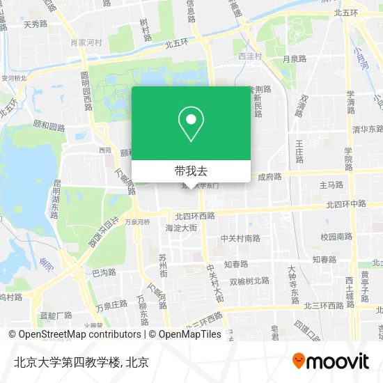 北京大学第四教学楼地图