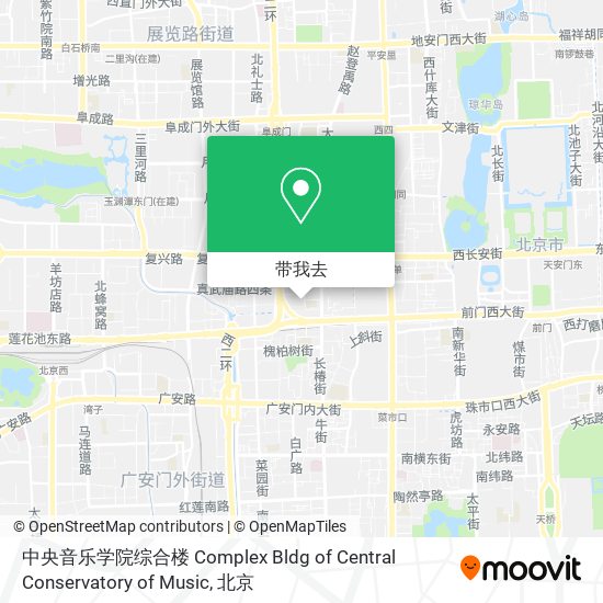 中央音乐学院综合楼 Complex Bldg of Central Conservatory of Music地图