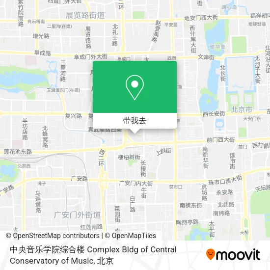 中央音乐学院综合楼 Complex Bldg of Central Conservatory of Music地图