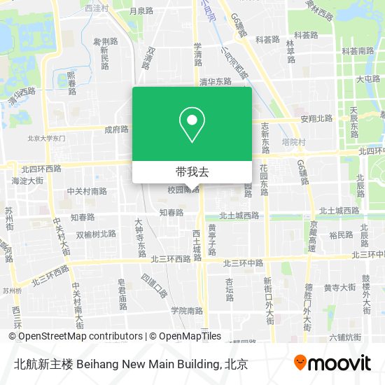 北航新主楼 Beihang New Main Building地图