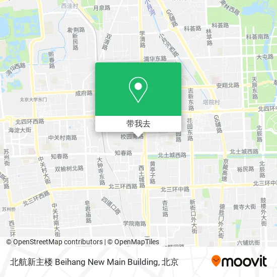 北航新主楼 Beihang New Main Building地图