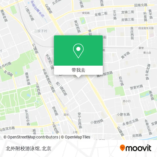 北外附校游泳馆地图