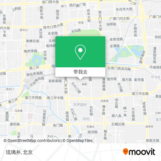琉璃井地图