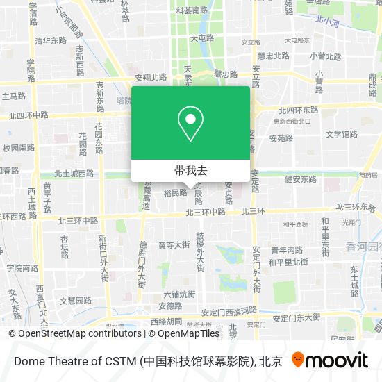 Dome Theatre of CSTM (中国科技馆球幕影院)地图
