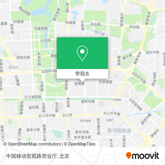 中国移动安苑路营业厅地图