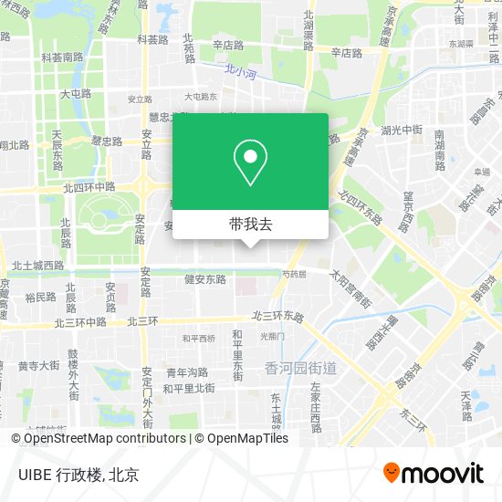 UIBE 行政楼地图