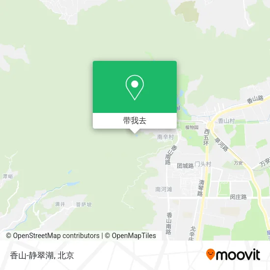 香山-静翠湖地图