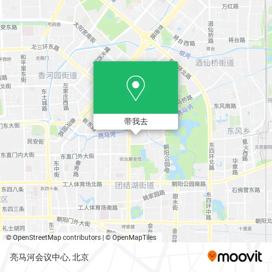 亮马河会议中心地图