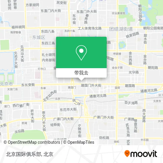北京国际俱乐部地图