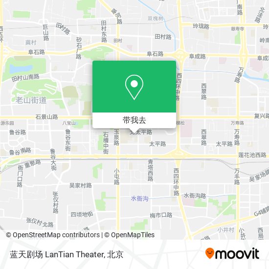 蓝天剧场 LanTian Theater地图