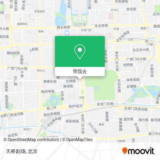 天桥剧场地图