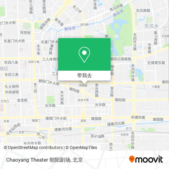 Chaoyang Theater 朝阳剧场地图