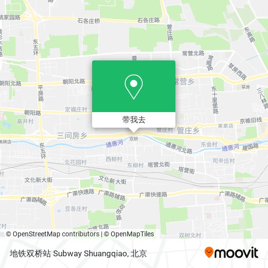 地铁双桥站 Subway Shuangqiao地图