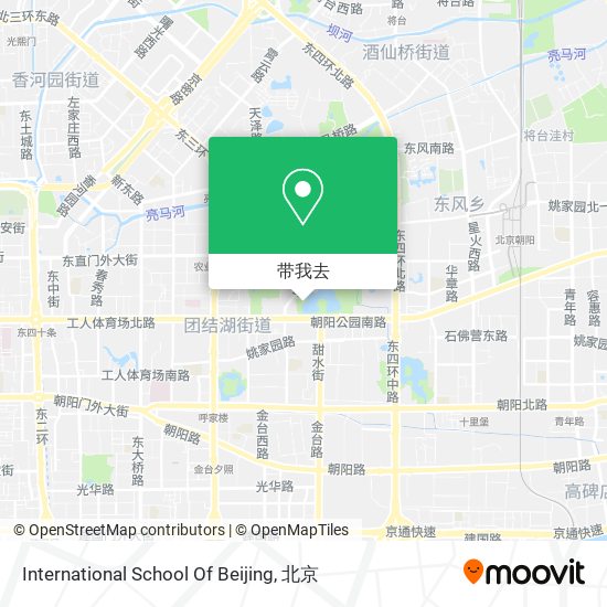 International School Of Beijing地图