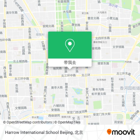 Harrow International School Beijing地图