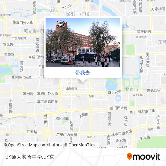 北师大实验中学地图
