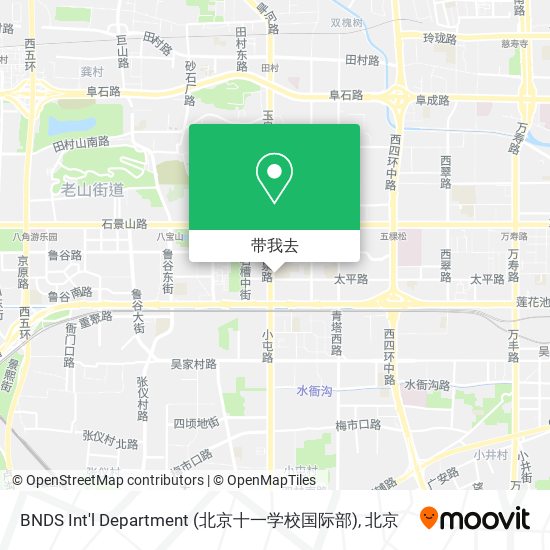 BNDS Int'l Department (北京十一学校国际部)地图