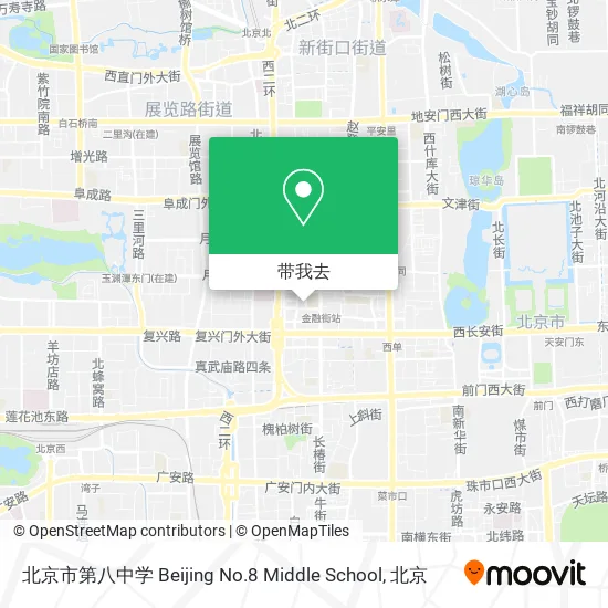 北京市第八中学 Beijing No.8 Middle School地图