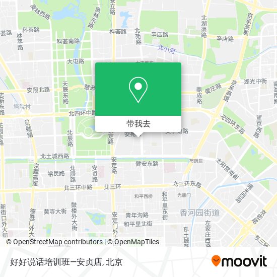好好说话培训班—安贞店地图