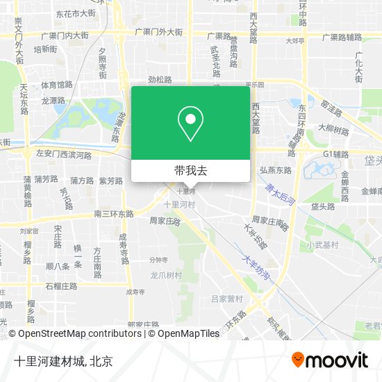 十里河建材城地图