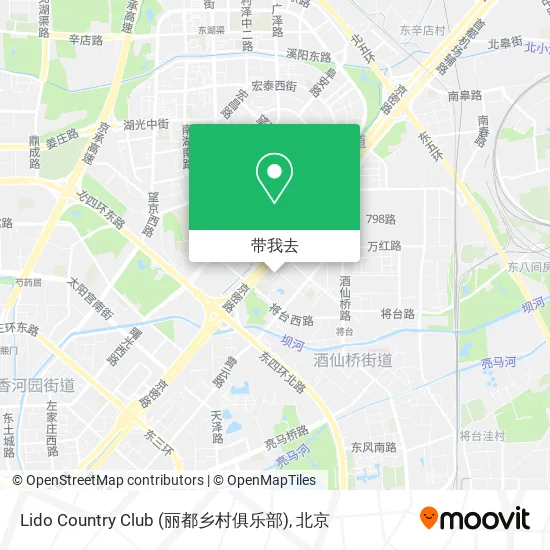 Lido Country Club (丽都乡村俱乐部)地图