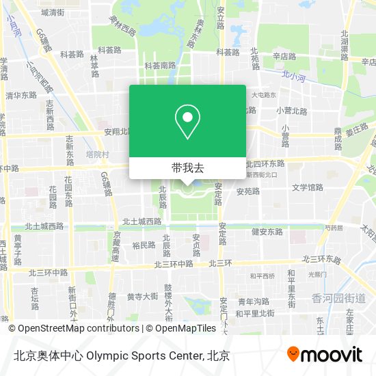 北京奥体中心 Olympic Sports Center地图