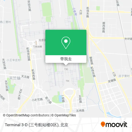 Terminal 3-D (三号航站楼D区)地图