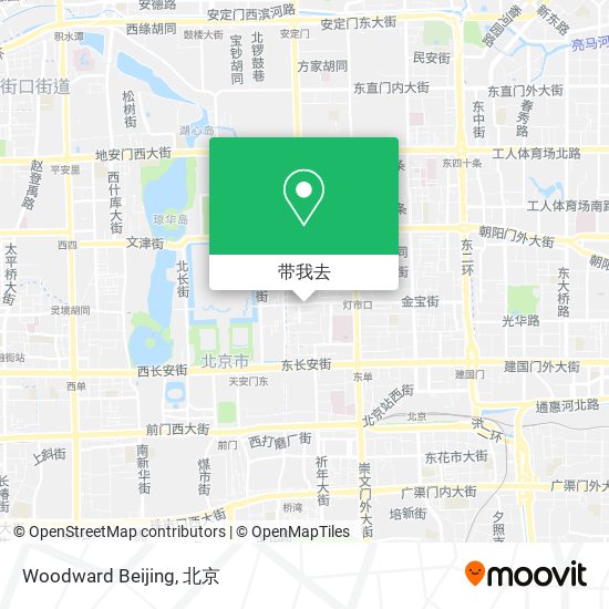 Woodward Beijing地图