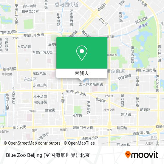 Blue Zoo Beijing (富国海底世界)地图