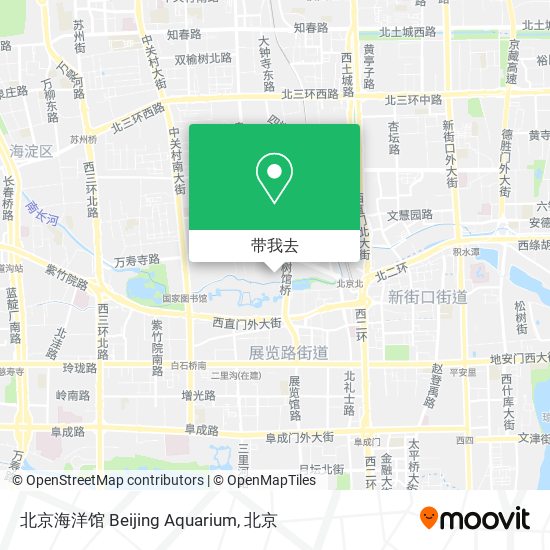 北京海洋馆 Beijing Aquarium地图