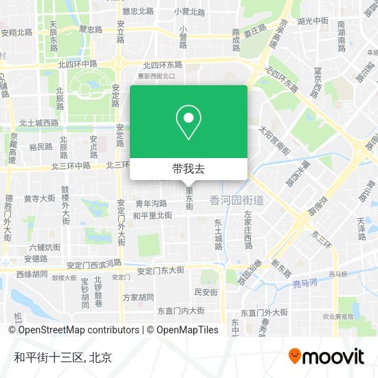 和平街十三区地图