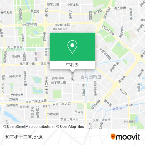 和平街十三区地图