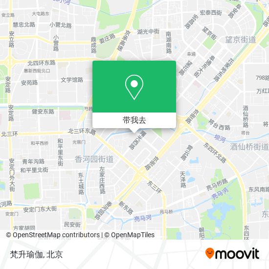 梵升瑜伽地图