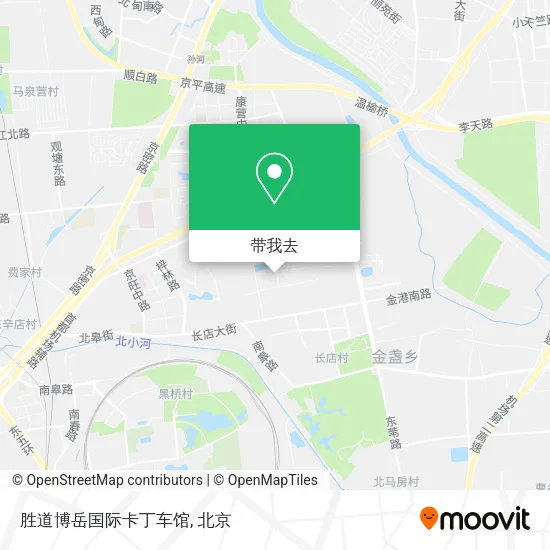 胜道博岳国际卡丁车馆地图