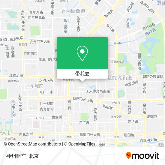 神州租车地图