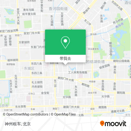 神州租车地图