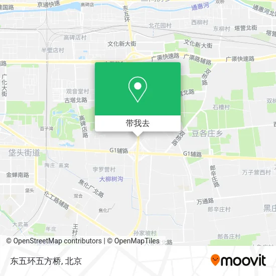 东五环五方桥地图