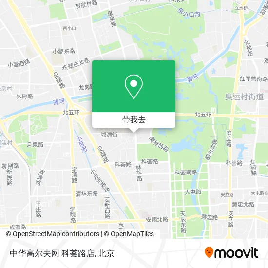 中华高尔夫网 科荟路店地图
