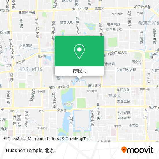 Huoshen Temple地图