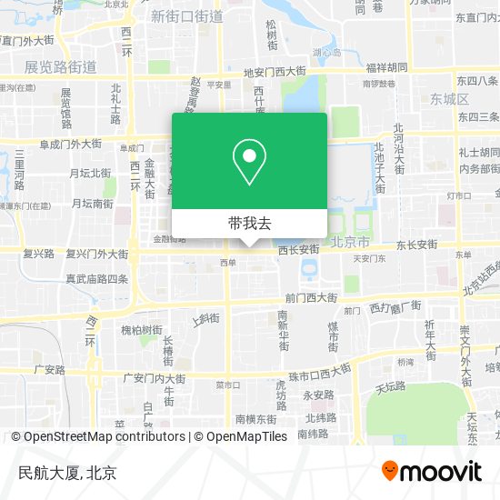 民航大厦地图