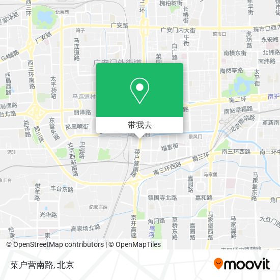 菜户营南路地图