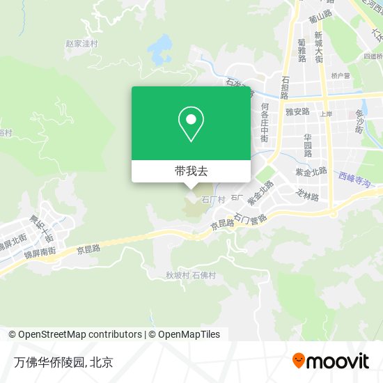 万佛华侨陵园地图