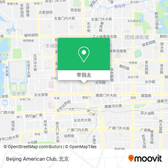 Beijing American Club地图