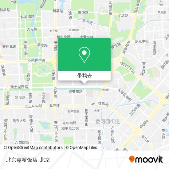 北京惠桥饭店地图