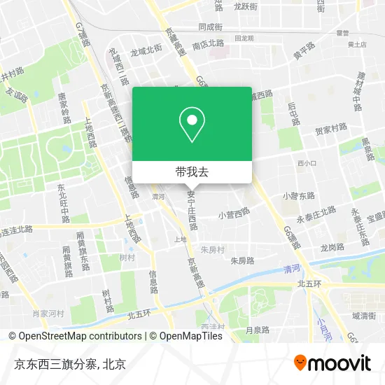 京东西三旗分寨地图
