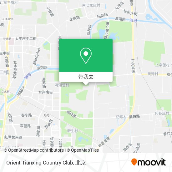 Orient Tianxing Country Club地图