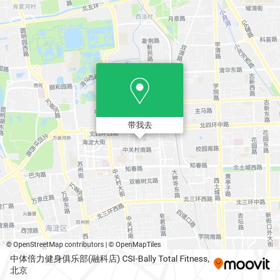 中体倍力健身俱乐部(融科店) CSI-Bally Total Fitness地图