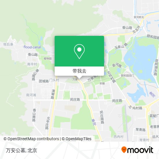 万安公墓地图