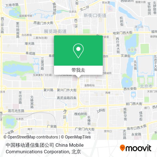 中国移动通信集团公司 China Mobile Communications Corporation地图