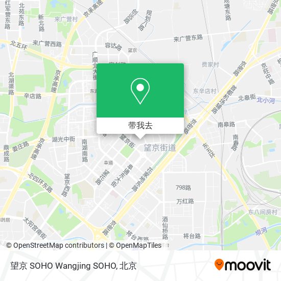 望京 SOHO Wangjing SOHO地图